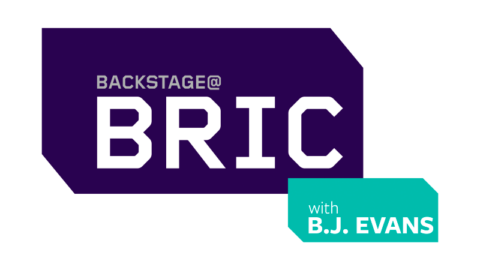 Backstage @ BRIC with BJ Evans!