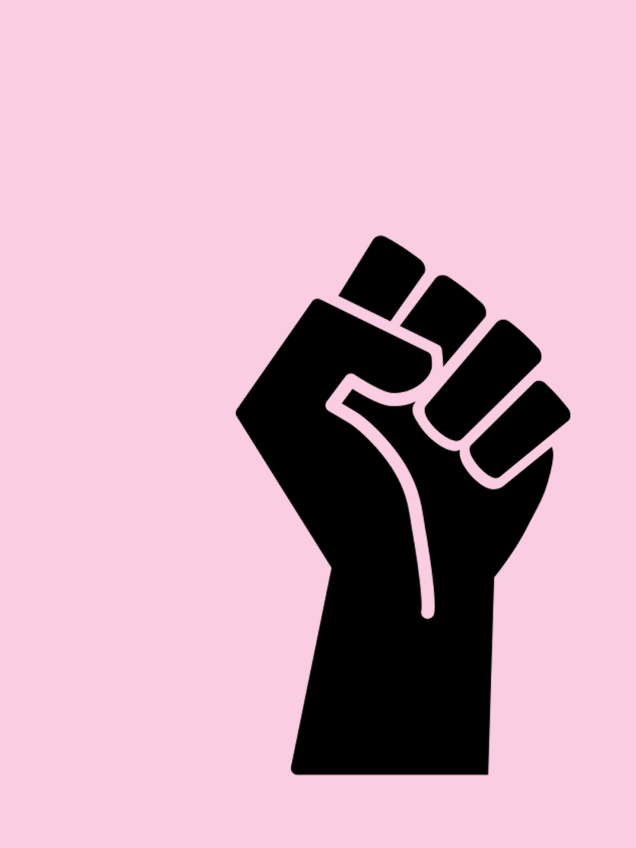 Fist-Pink-Background