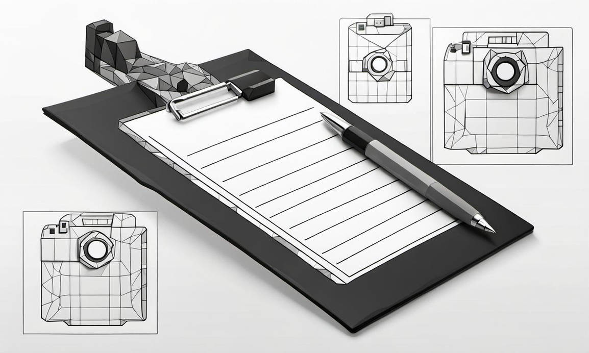 Camera Clipboard Crew List