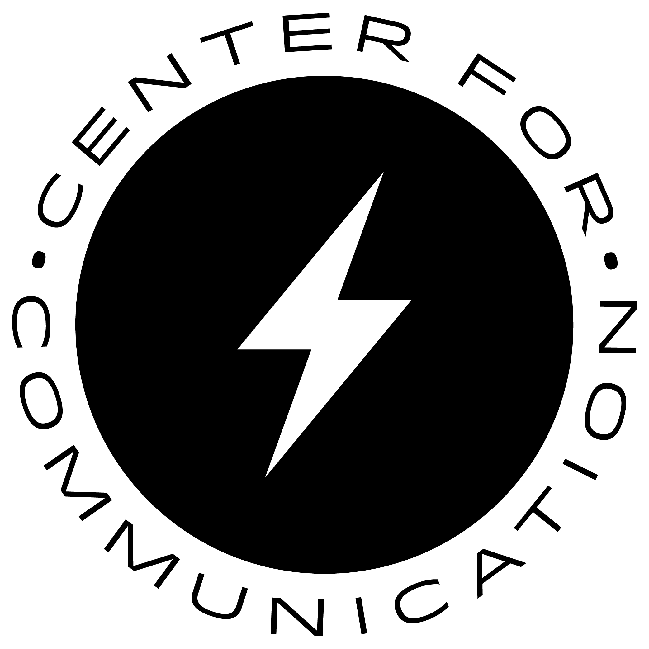 Center for Communication Logo Black